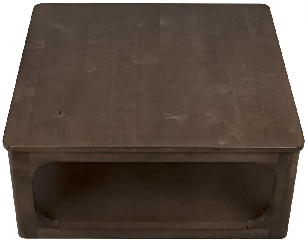 CFC Gimso Square Coffee Table, Alder, Distressed Light Brown