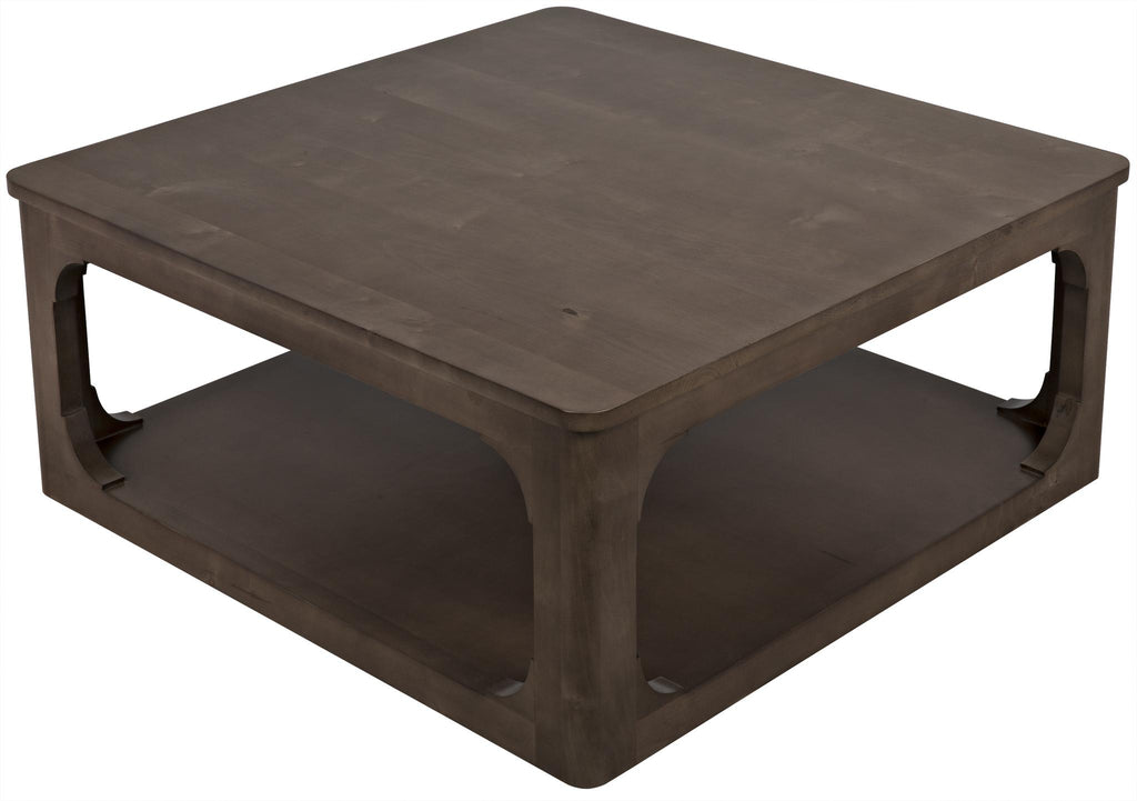 CFC Gimso Square Coffee Table, Alder, Distressed Light Brown