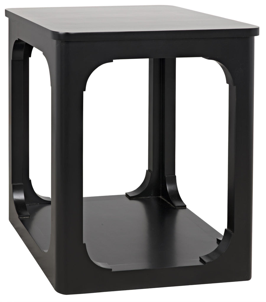 CFC Gimso Side Table, Alder, Distressed Black (stain #1)