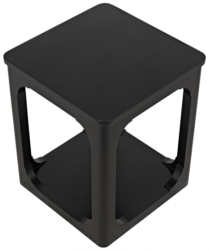 CFC Gimso Side Table, Alder, Distressed Black (stain #1)