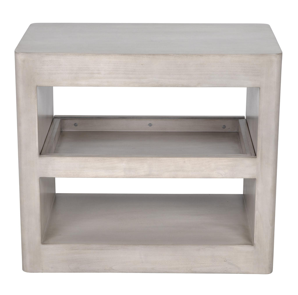 CFC Mayito Side Table, Alder, Distressed Sand