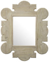 Cfc Reclaimed Lumber Gothic Mirror, Wall, Distressed Grey Wash Wax