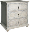 Cfc Livingston Small Chest, Distressed Grey Wash Wax