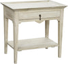 Cfc Reclaimed Lumber Lily Nightstand, Distressed Grey Wash Wax