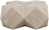 Cfc Icosahedron Coffee Table, Small, Distressed Grey Wash Wax