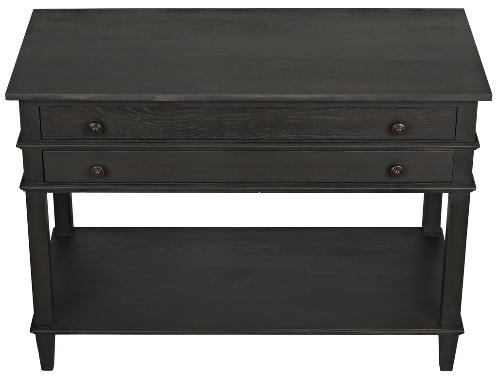 CFC Reclaimed Lumber Alex Nightstand, Distressed Black Wax