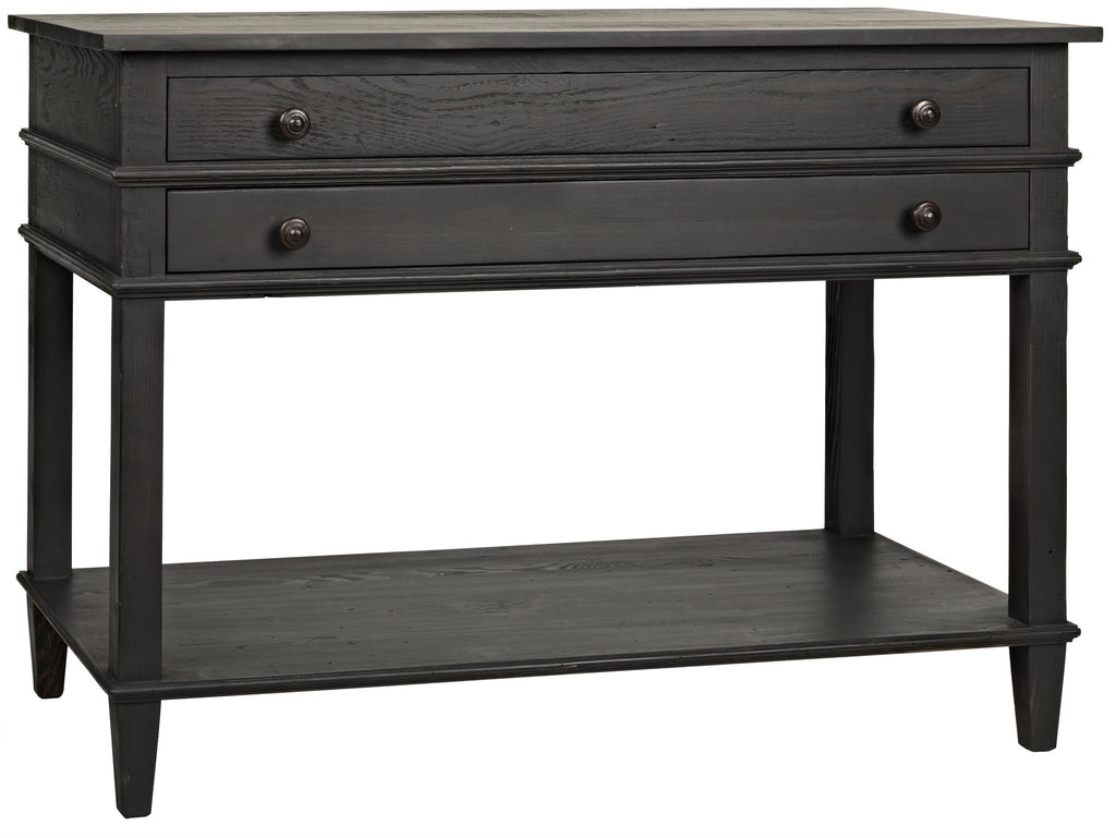 CFC Reclaimed Lumber Alex Nightstand, Distressed Black Wax