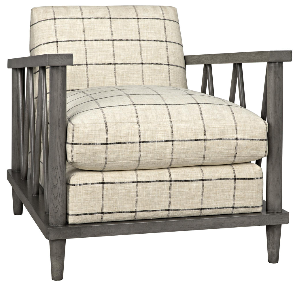 CFC Bridge Chair, Pearl Troia (Grade A) / Grey Shellac; Canvas / Washed Oak; Pencil Me In (Grade B) / Grey Shellac