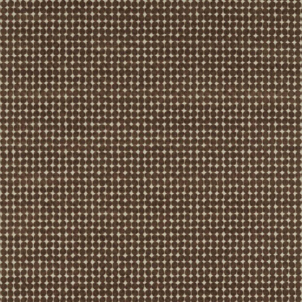 Harlequin Loopy Spot Chocolate Fabric