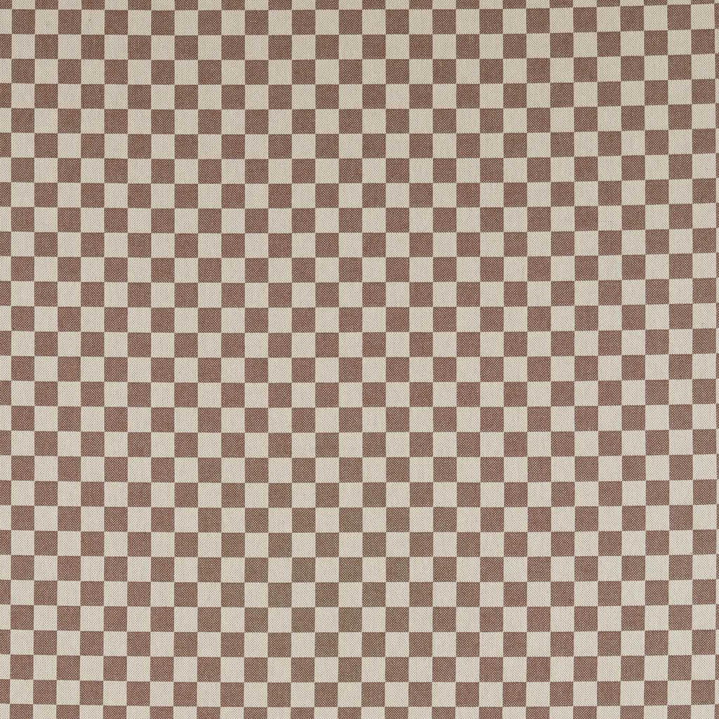 Harlequin Blenets Check Mini Chocolate Fabric