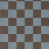 Harlequin Blenets Check Atlantic/Chocolate Wallpaper