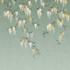 Brewster Home Fashions Advantage Westbury Forest Wisteria Green Wallpaper