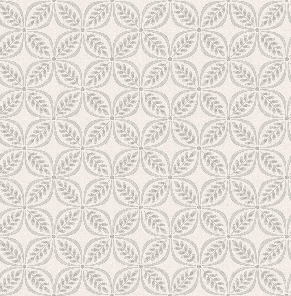 Brewster Home Fashions Trellis Grey Wallpaper