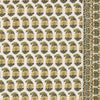 Schumacher Terry Ochre & Green Fabric