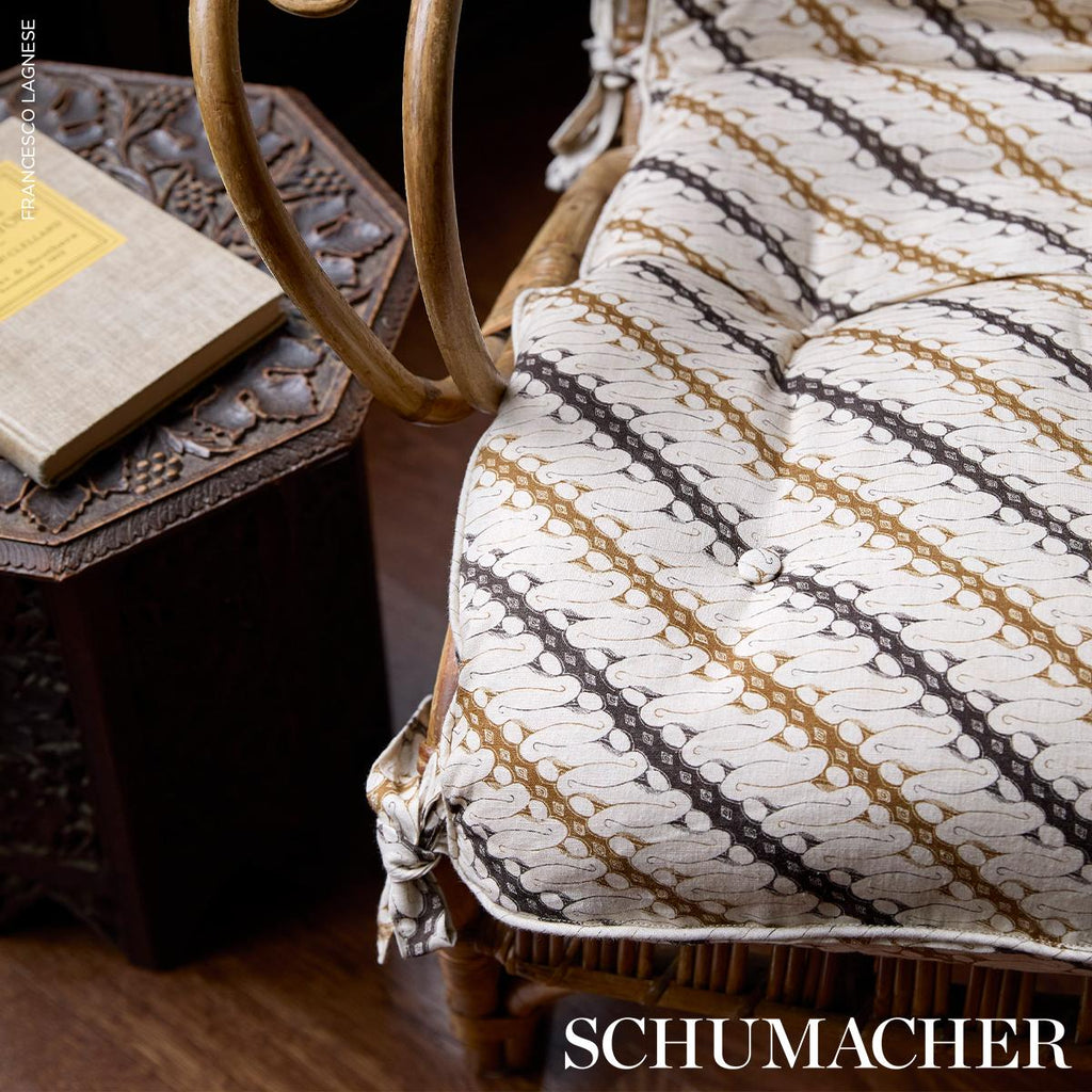 Schumacher Ronnie Brown Fabric