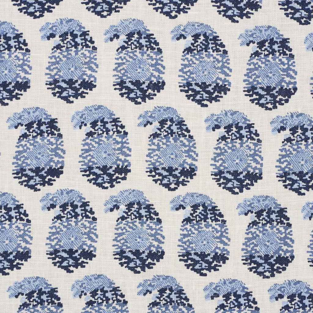 Schumacher Terry Blue & Navy Fabric