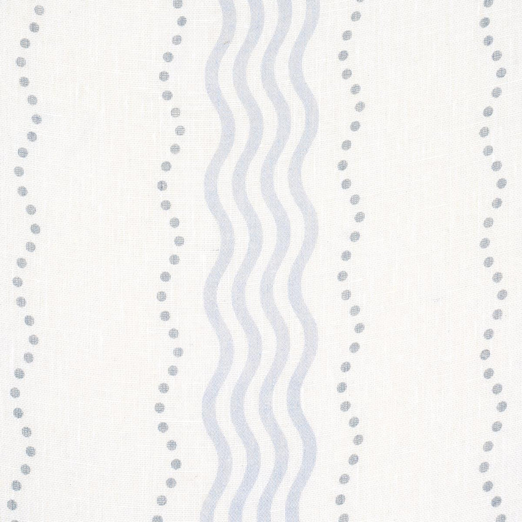 Schumacher Margot Linen Sheer Blue Fabric