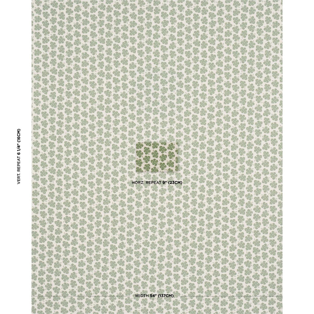 Schumacher Olive Green Fabric