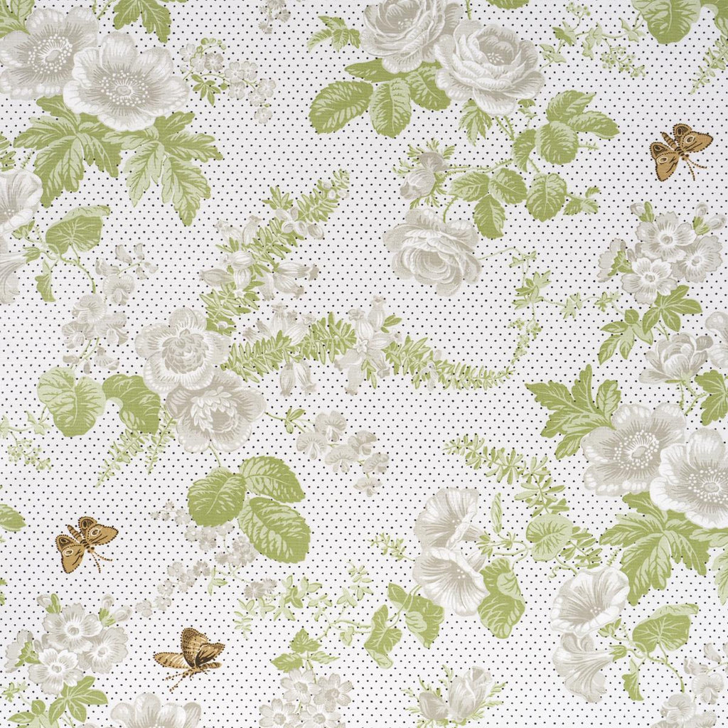 Schumacher Sibyl Chintz Neutral Fabric