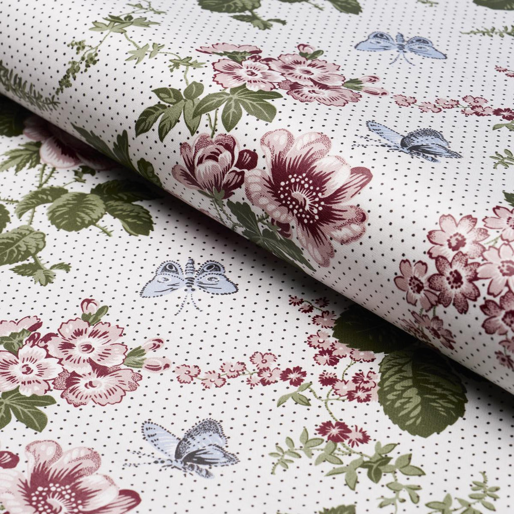 Schumacher Sibyl Chintz Rose Fabric