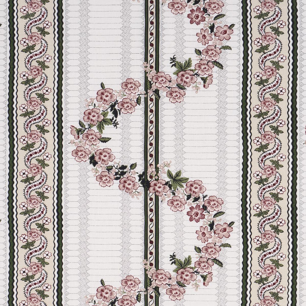 Schumacher Serena Garland Rose Fabric