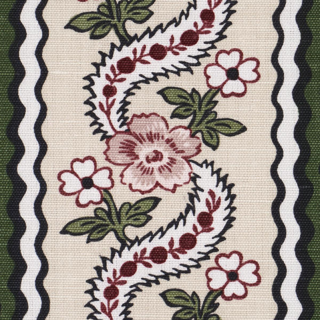 Schumacher Serena Garland Rose Fabric