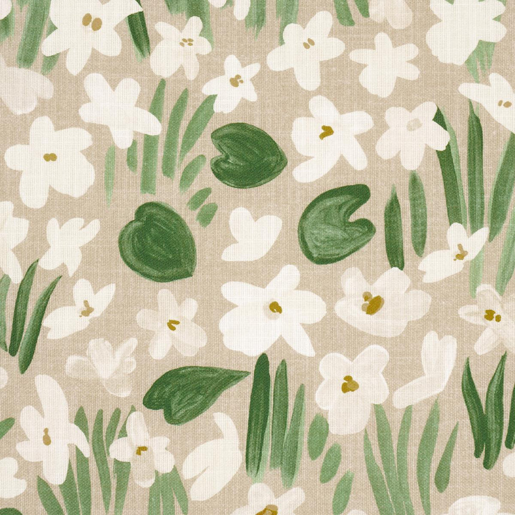 Schumacher Sweet Violette Indoor/Outdoor Neutral Fabric