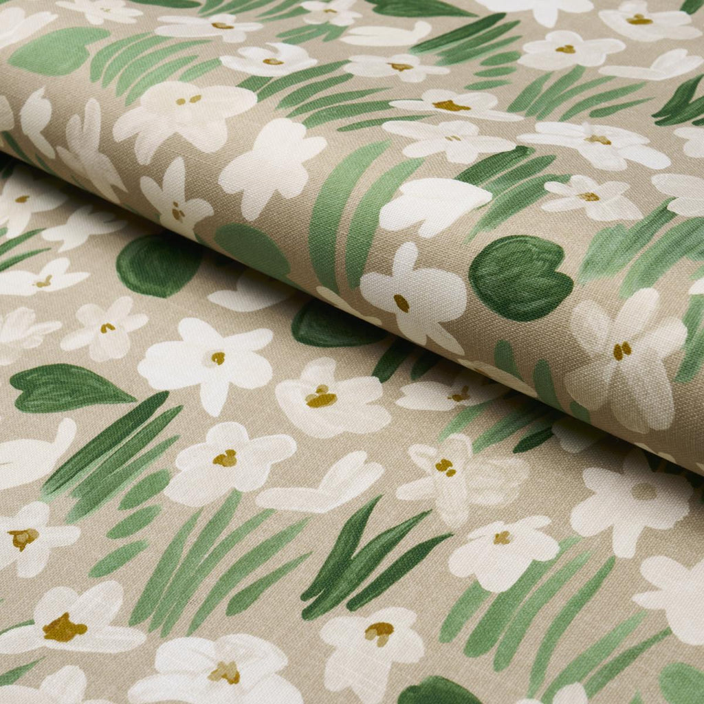 Schumacher Sweet Violette Indoor/Outdoor Neutral Fabric