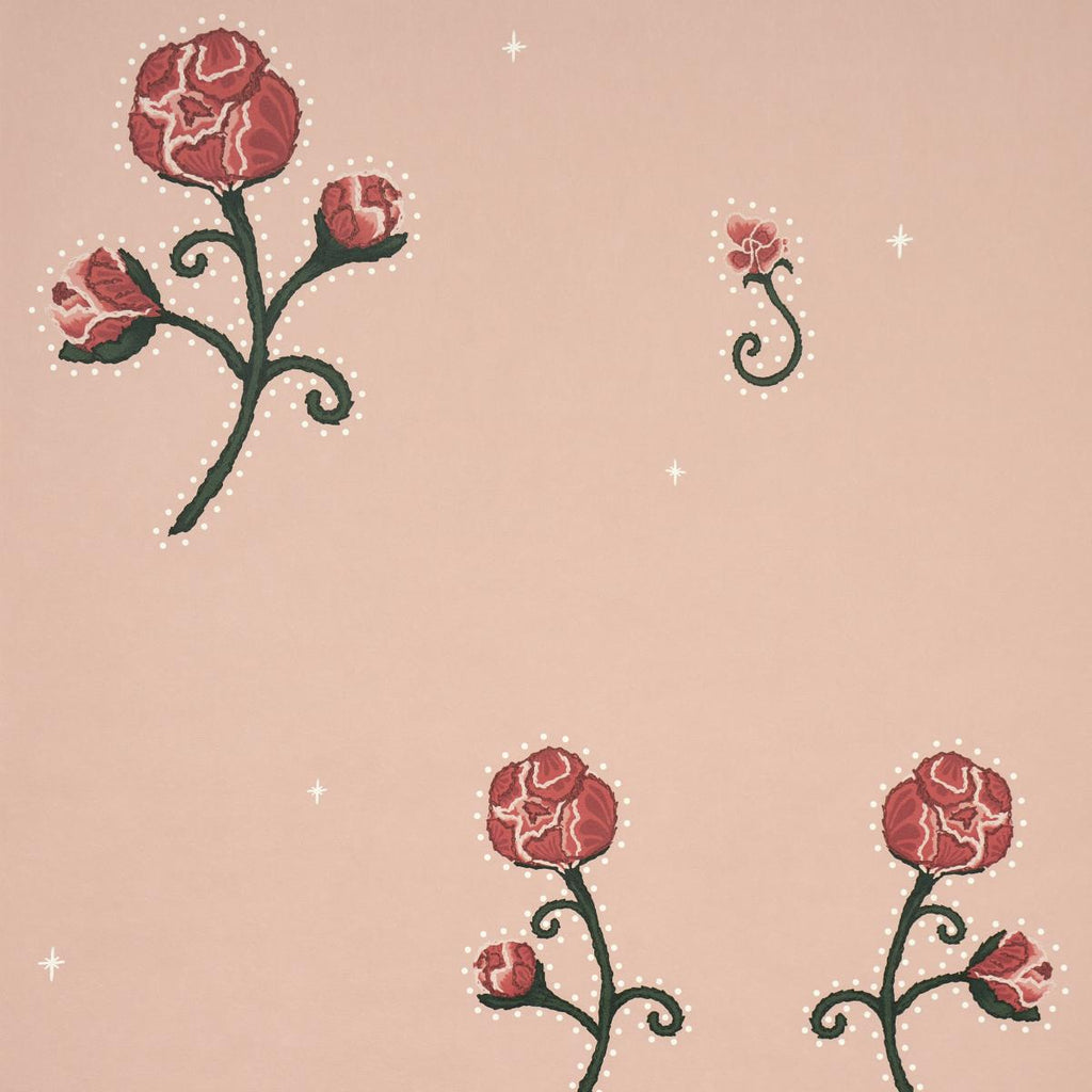 Schumacher Rhinestone Cowboy Pink Wallpaper