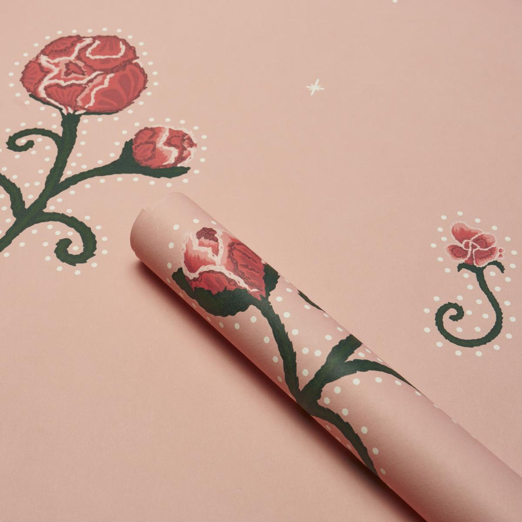 Schumacher Rhinestone Cowboy Pink Wallpaper