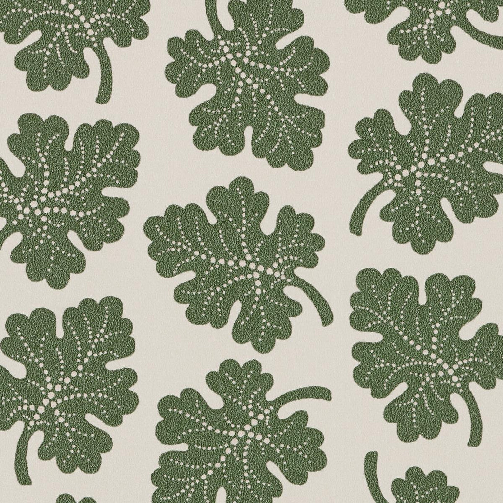 Schumacher Olive Green Wallpaper