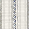 Schumacher Serena Stripe Blue Wallpaper