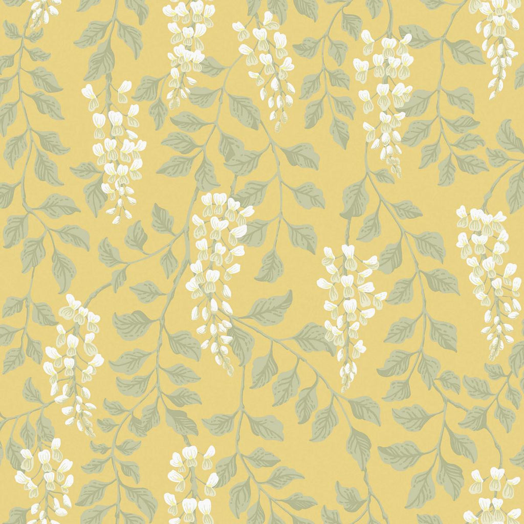 Borastapeter Blregn Yellow Wallpaper