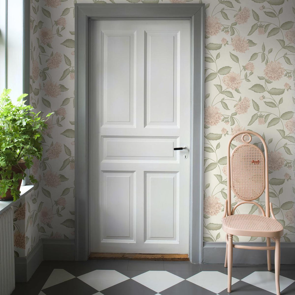 Borastapeter Dahliadrm Blush Wallpaper