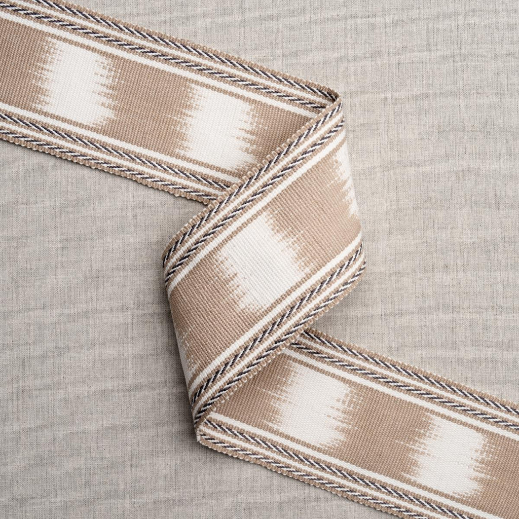 Schumacher Banyan Ikat Tape Sand Trim