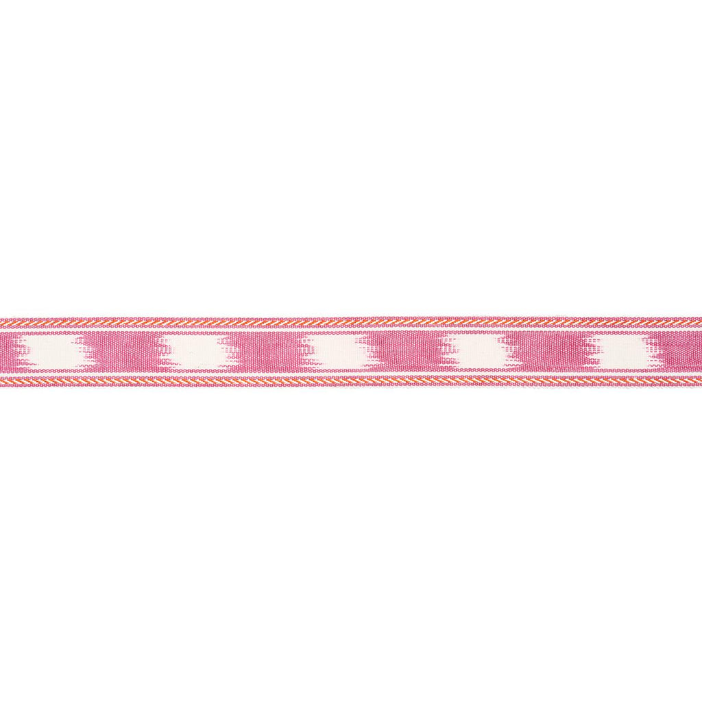 Schumacher Banyan Tape Narrow Pink Trim