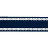 Schumacher Sullivan Tape Narrow Indoor/Outdoor Navy Trim