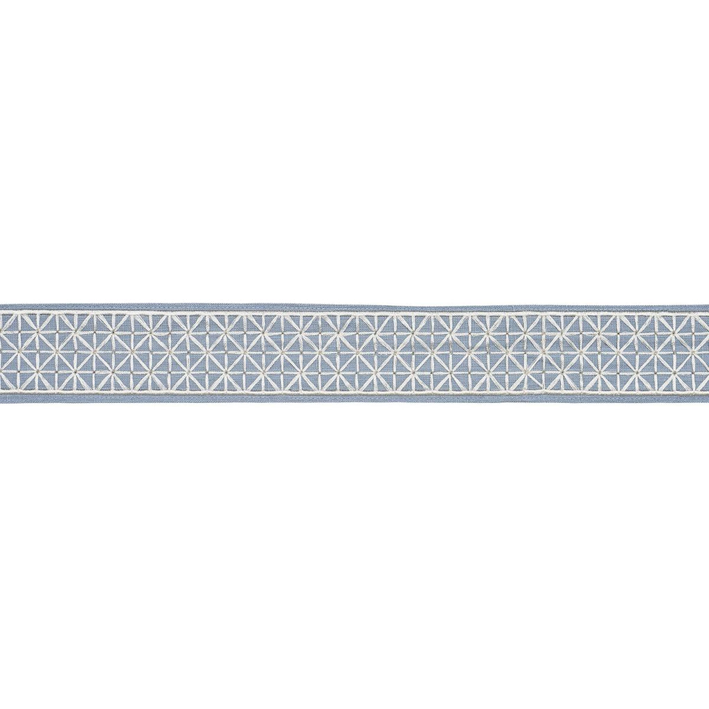 Schumacher Directoire Tape Narrow Sky Trim