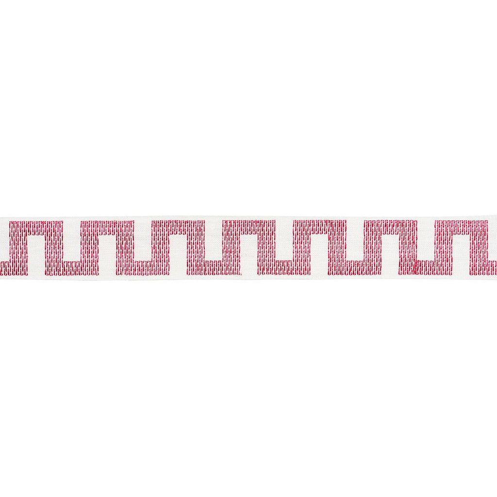 Schumacher Matrix Tape Narrow Fuchsia Trim