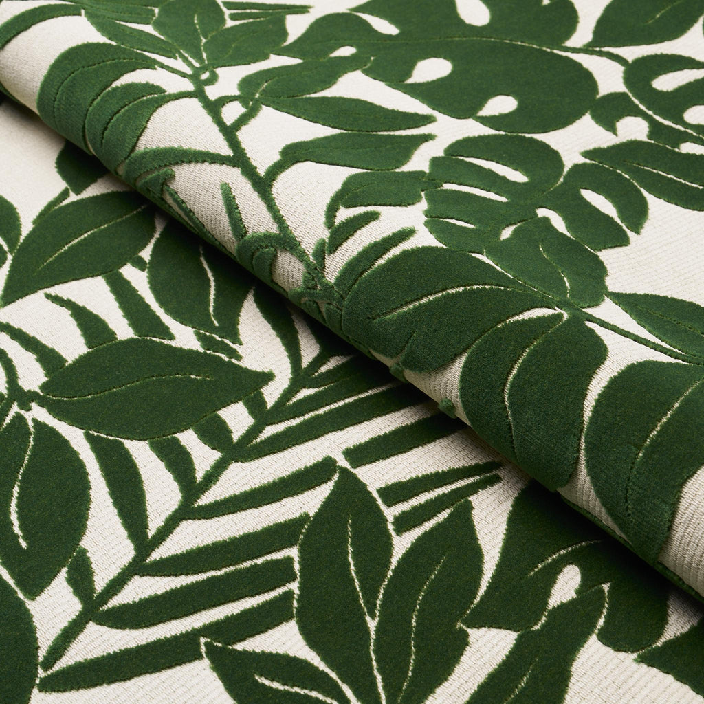 Schumacher Miramar Indoor/Outdoor Velvet Tropical Fabric