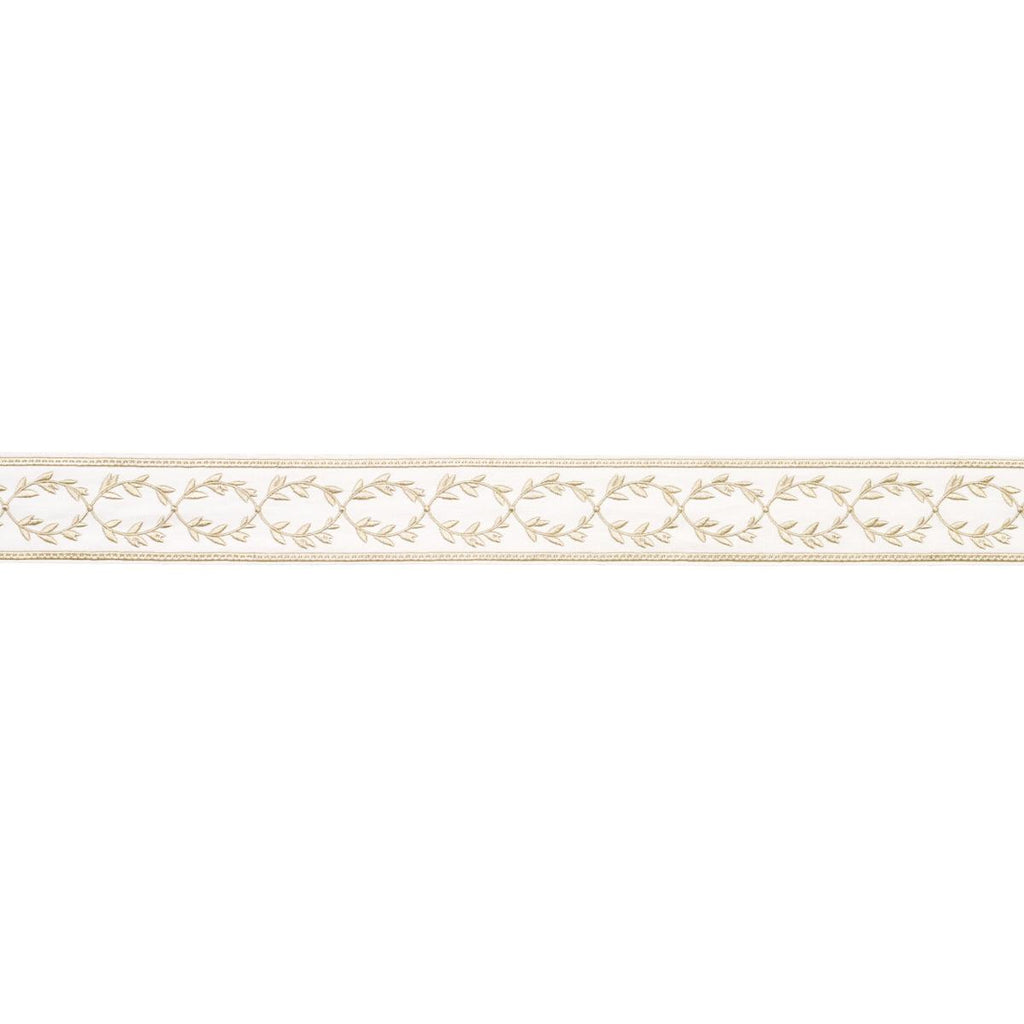 Schumacher Maison Vine Ivory Trim