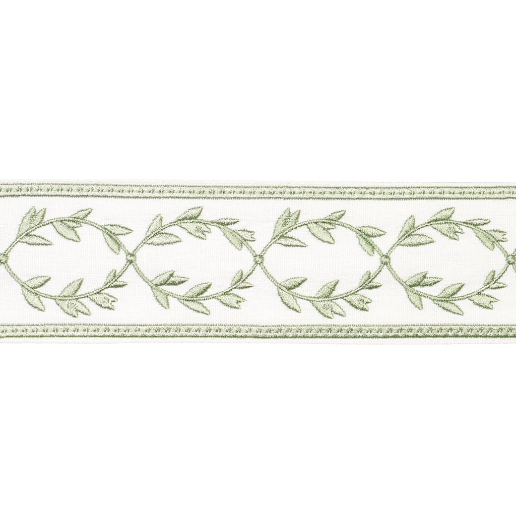 Schumacher Maison Vine Celadon Trim