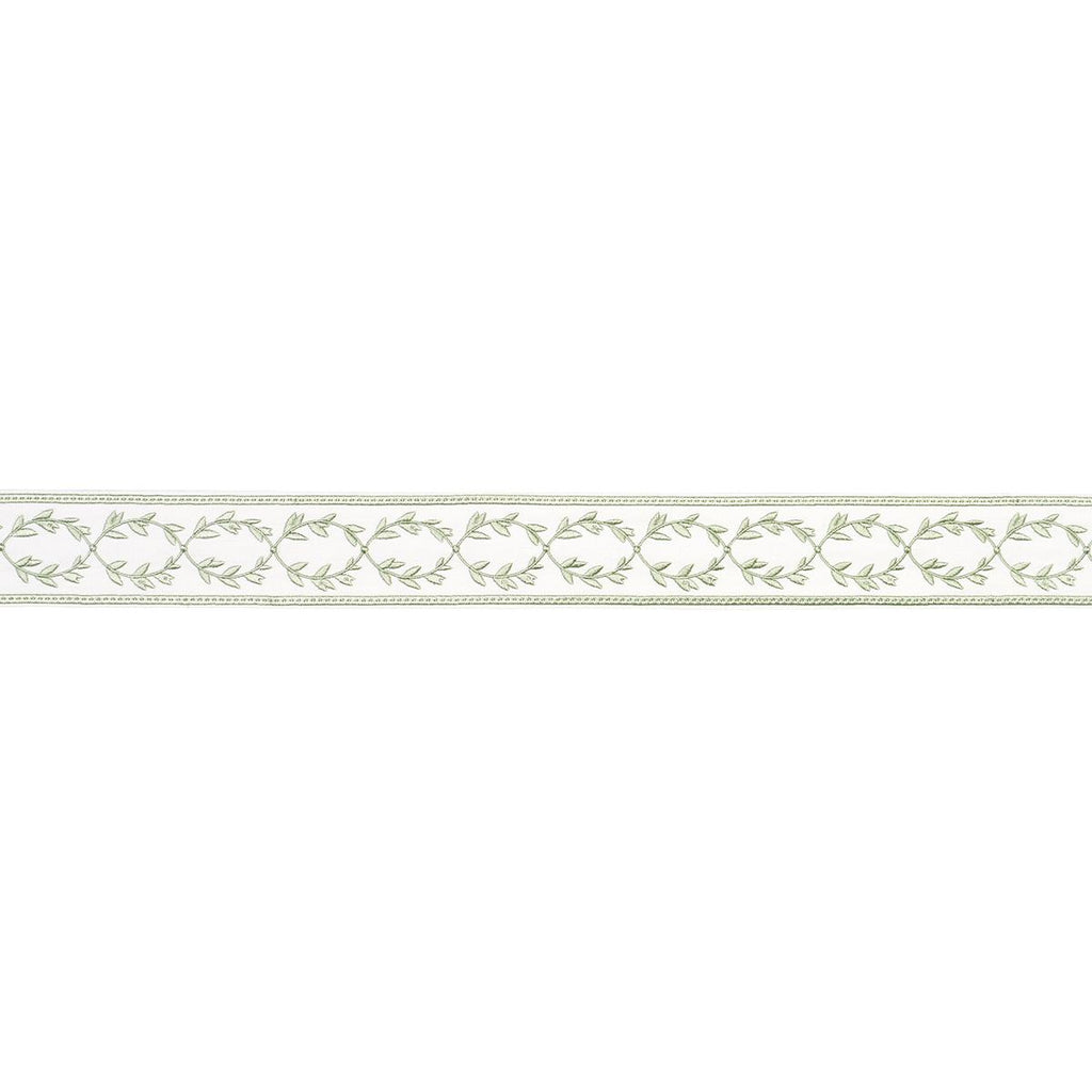 Schumacher Maison Vine Celadon Trim