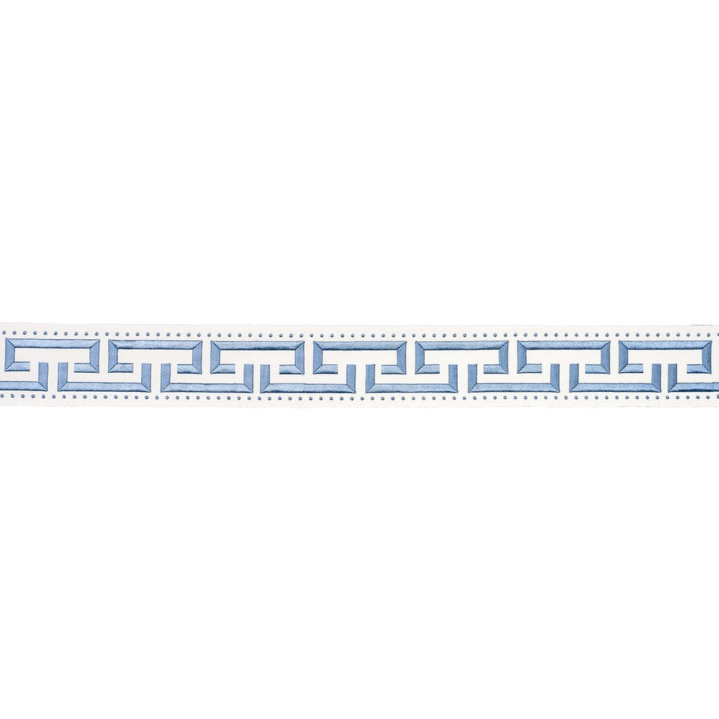 Schumacher Margo Fret Porcelain Trim