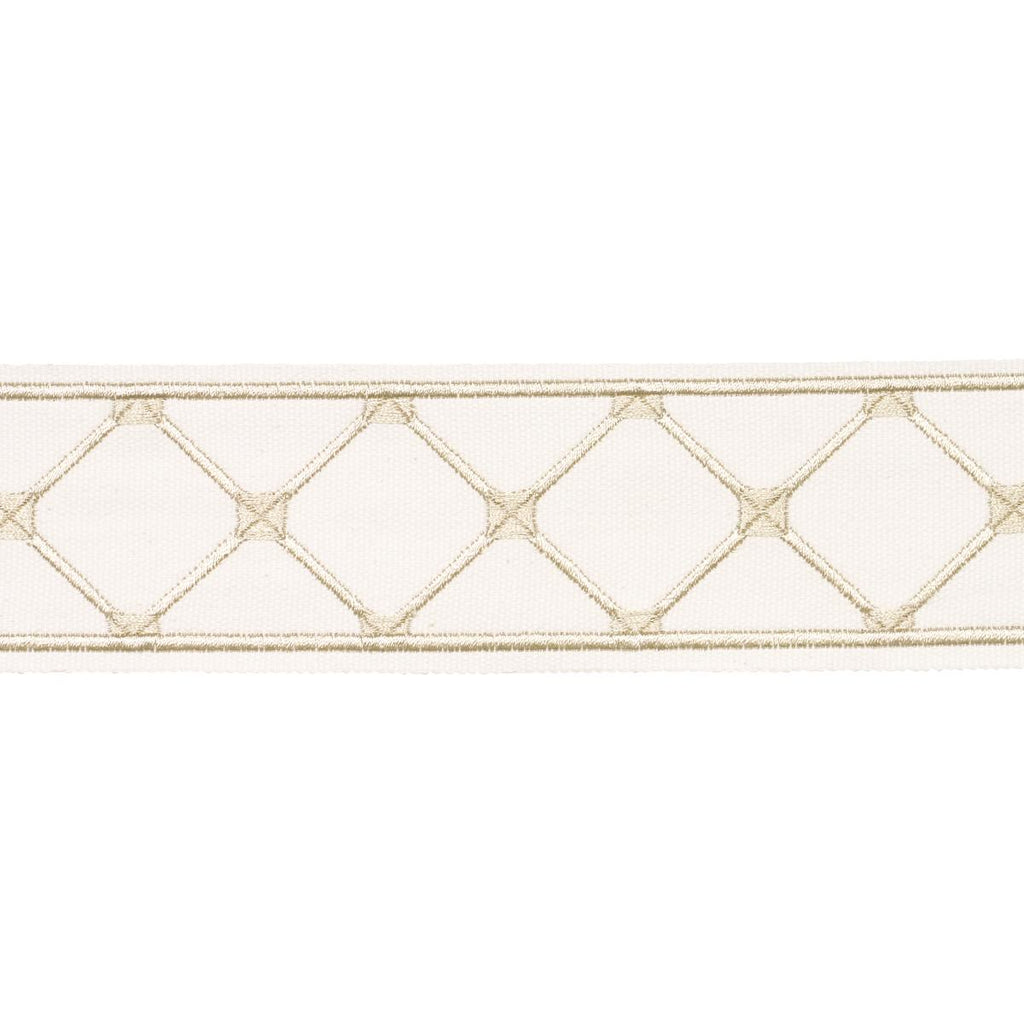 Schumacher Parisian Bamboo Ivory Trim