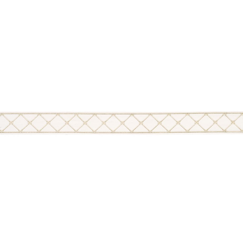 Schumacher Parisian Bamboo Ivory Trim