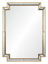 Mirror Home Distressed Gold Leaf  Framed 30