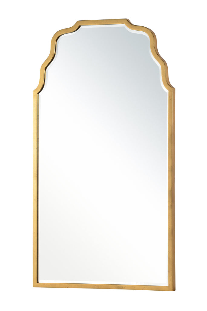 Mirror Home Distressed Gold Leaf Iron 28"W x 48"H x 1.19"D Mirror