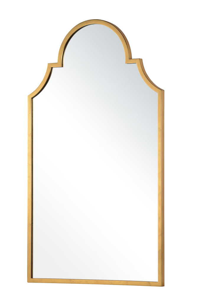 Mirror Home Distressed Gold Leaf Iron 30"W x 52"H x 1.19"D Mirror