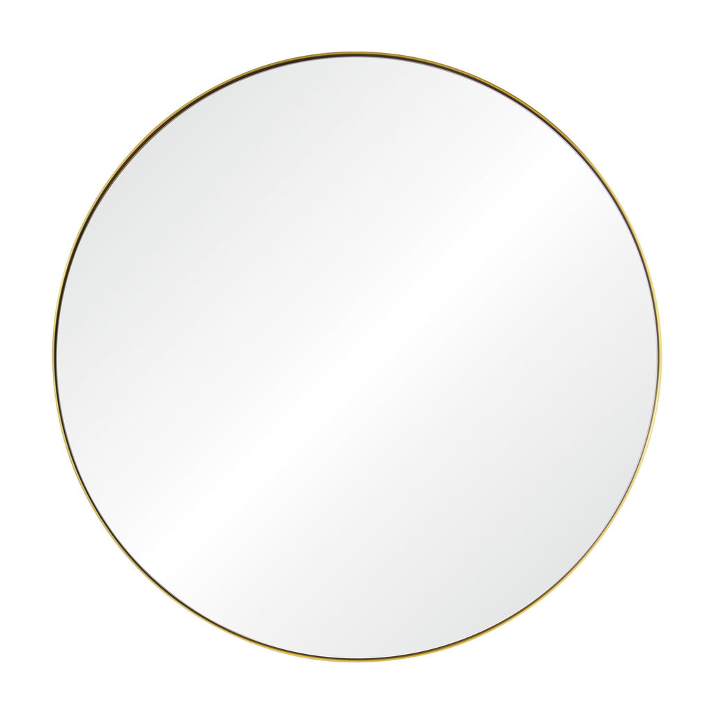 Mirror Home Brushed Brass 36"W x 36"H x 1.25"D Mirror